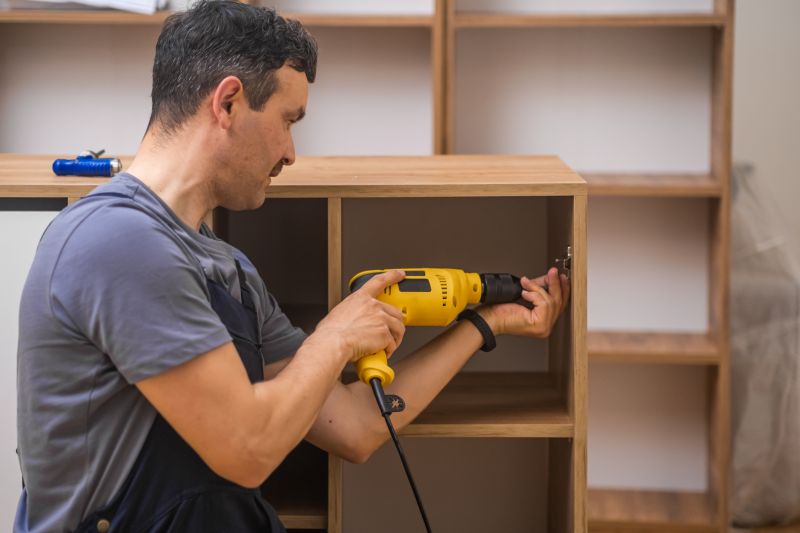 Custom Bookcase Installation in Winston Salem, NC