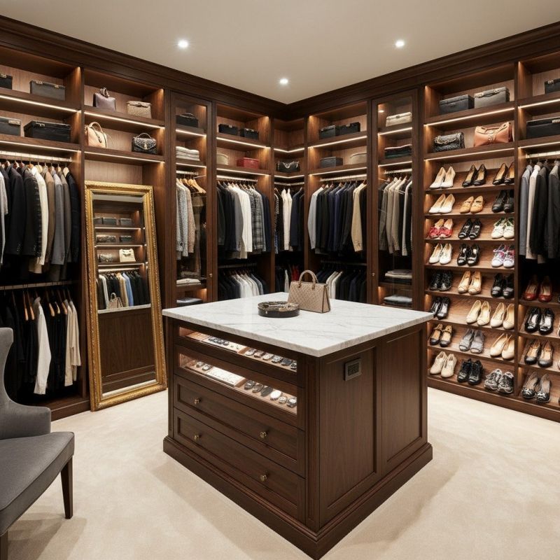 Walk In Closet Remodeling in Alexandria, VA